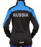 Куртка разминочная RAY, модель Pro Race (Girl), цвет синий/черный, размер 36 (рост 135-140 см)