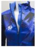 Куртка разминочная RAY, модель Pro Race принт (Woman), цвет синий/черный, рисунок Strokes, размер 46 (M)