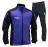 Лыжный костюм RAY, модель Pro Race (Boy), цвет фиолетовый/черный (штаны с кантом), размер 34 (рост 128-134 см)