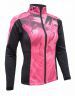 Куртка разминочная RAY, модель Pro Race принт (Woman), цвет розовый/черный, рисунок Strokes, размер 44 (S)