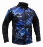 Куртка разминочная RAY, модель Pro Race принт (Man), цвет черный/синий, размер 52 (XL)
