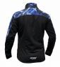 Куртка разминочная RAY, модель Pro Race принт (Man), цвет черный/синий, размер 52 (XL)