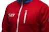 Куртка разминочная RAY, модель Star (Unisex), цвет красный/синий белая молния размер 42 (XXS)
