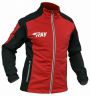 Лыжный разминочный костюм RAY, модель Pro Race (Boy), цвет красный/черный, размер 34 (рост 128-134 см)