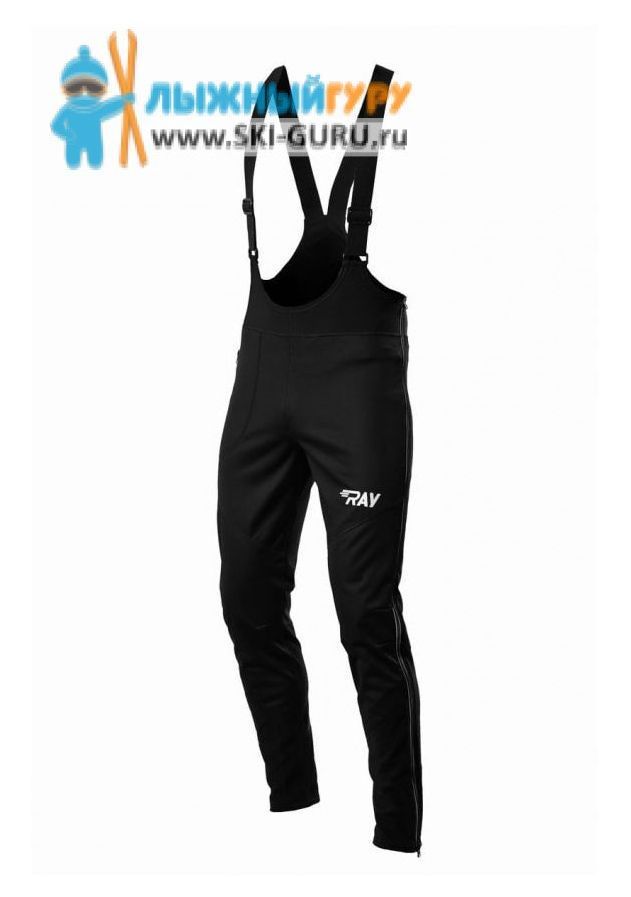 Брюки разминочные RAY, модель Star (Unisex), цвет черный размер 50 (L), рост 188-192