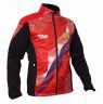 Разминочная куртка RAY, модель Pro Race принт (Man), красный размер 42 (XXS)