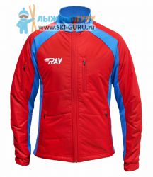 Куртка утеплённая RAY, модель Outdoor (Kid), цвет красный/синий, размер 34 (рост 128-134 см)
