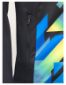 Лыжная разминочная куртка RAY, модель Pro Race принт (Man), цвет черный/синий, рисунок Призма, размер 44 (XS)