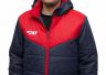 Куртка утеплённая RAY, модель Экип (Unisex), цвет темно-синий/красный, размер 48 (M)