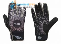 Лыжные перчатки RAY модель Race серые размер XL