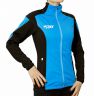 Куртка разминочная RAY, модель Pro Race (Woman) голубой/черный, размер 42 (XS)