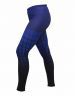 Спортивные лосины беговые компрессионные RAY, (Woman), принт Динамика синий, размер 50 (XL)