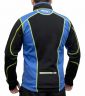 Куртка разминочная RAY, модель Star (Unisex), цвет черный/синий лимонный шов размер 48 (M)