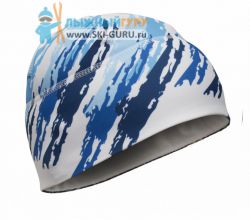 Лыжная шапка RAY, термобифлекс, цвет белый/синий, размер M