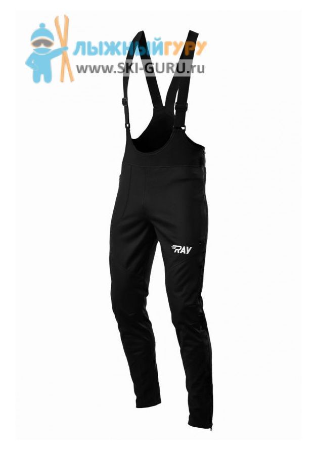 Брюки разминочные RAY, модель Star (Unisex), цвет черный, размер 48 (M)/176