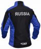Лыжный разминочный костюм RAY, модель Race (Unisex), цвет черный/синий размер 42 (XXS)