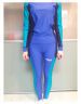 Лыжный гоночный комбинезон RAY, модель Race (Unisex), цвет синий/бирюзовый/темно-синий, размер 50 (L)