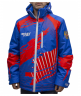 Куртка утепленная RAY, модель Патриот (Kid), цвет синий/красный, рисунок Красные вставки, размер 40 (рост 146-152 см)