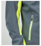Куртка разминочная RAY WS модель FAVORIT (Men) серый/лимон, молния лимон, размер 42