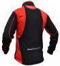 Куртка разминочная RAY, модель Star (Kid), цвет черный/красный красный шов, размер 34 (рост 128-134 см)