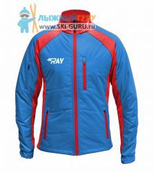 Куртка утепленная RAY, модель Outdoor (Unisex), цвет синий/красный, размер 50 (L)