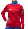 Куртка разминочная RAY, модель Star (Woman), цвет красный/голубой белая молния, размер 46 (M)