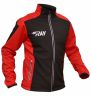 Лыжный разминочный костюм RAY, модель Race (Unisex), цвет черный/красный размер 52 (XL)