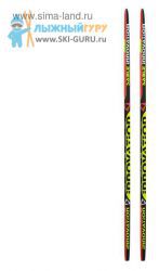 Беговые лыжи STC 200 см (без креплений), цвет черный/желтый/красный, рисунок Innovation