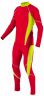 Лыжный гоночный комбинезон RAY, модель Star (Kid), цвет красный/желтый, размер 40 (рост 146-152 см)
