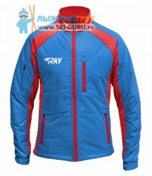 Куртка утеплённая RAY, модель Outdoor (Unisex), цвет синий/красный, размер 56 (XXXL)