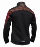 Лыжная разминочная куртка RAY, модель Pro Race принт (Man), цвет черный/красный размер 46 (S)