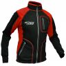 Куртка разминочная RAY, модель Star (Unisex), цвет черный/красный размер 56 (XXXL)
