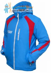 Куртка утеплённая RAY, модель Патриот (Unisex), цвет синий/красный, размер 62 (6XL)