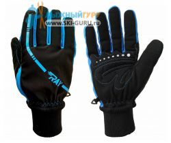 Лыжные перчатки RAY модель Арктик синий размер XS