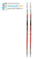 Беговые лыжи STC 195 см (без креплений), цвет белый/красный/черный, рисунок Snowway