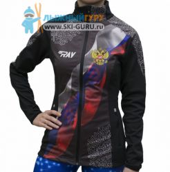 Куртка разминочная RAY, модель Pro Race (Woman) принт, размер 46 (M)