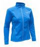Лыжная разминочная куртка RAY, (Woman), голубая с голубой молнией голубой шов, размер 44 (S)