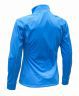 Лыжная разминочная куртка RAY, (Woman), голубая с голубой молнией голубой шов, размер 44 (S)