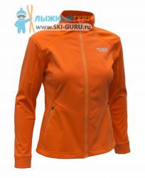Лыжная разминочная куртка RAY, (Woman), цвет оранжевый, размер 44 (S)