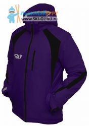Куртка утеплённая RAY, модель Патриот (Kid), цвет фиолетовый/черный, размер 38 (рост 140-146 см)