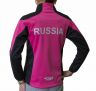 Куртка разминочная RAY, модель Race (Unisex), цвет малиновый/черный размер 50 (L)