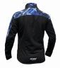 Куртка разминочная RAY, модель Pro Race принт (Kid), синий/черный, размер 38 (рост 140-146 см) 