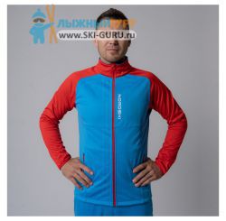 Куртка разминочная Nordski, модель Premium (Man), цвет синий/красный, размер 54 (XXL)