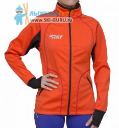 Куртка разминочная RAY, модель Star (Woman), цвет оранжевый/черный, размер 42 (XS)