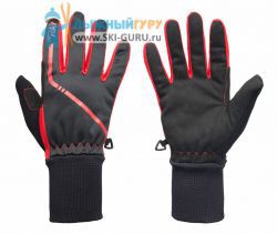 Лыжные перчатки RAY Арктик красный, размер XL/11
