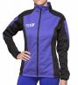 Лыжный разминочный костюм RAY, модель Pro Race (Girl), цвет фиолетовый/черный, размер 34 (рост 128-134 см)