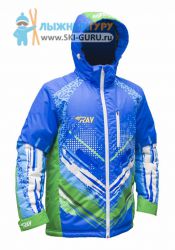 Куртка утепленная RAY, модель Патриот (Unisex), цвет синий/зеленый, рисунок Свердловская область, размер 52 (XL)