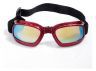 Лыжные очки "Koestler" KO-885, линзы зеркальные, оправа красная