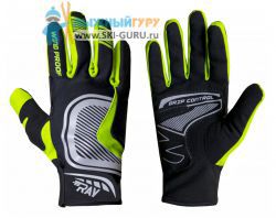 Лыжные перчатки RAY модель Pro зеленый, размер XL/11