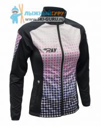 Лыжная куртка разминочная RAY, модель Pro Race принт (Woman), размер 48 (L)